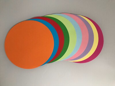 Sammelalbum, Basteln & Kartenbasteln. 75 g/m² Papierkreise 15,2 cm (6 Zoll) x 20