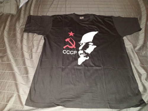 Vintage*CcCP Russland Lenin* Stalin Sowjet (1980er) SELTEN! T-Shirt Eiserner Vorhang XXL - Bild 11 von 24