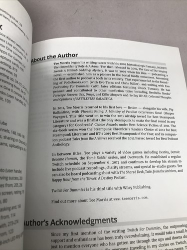 Twitch for Dummies by Tee Morris 2019 Trade Paperback - Picture 6 of 10
