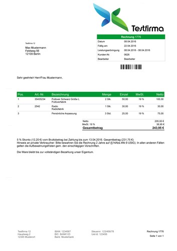 Günstiges Rechnungsprogramm für alle Gewerbe,Händler,Dienstleister,Software,EDV - Picture 5 of 12