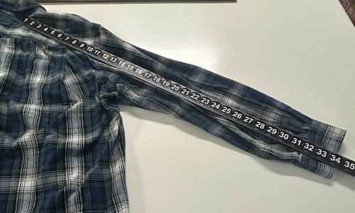 Duluth Flannel Shirt Mens XLT Blue Green Plaid Button Down Long Sleeve Workwear - Picture 7 of 10