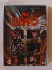 The Who Listening To You (Live At The Isle Of Wight Festival 1970) EU DVD