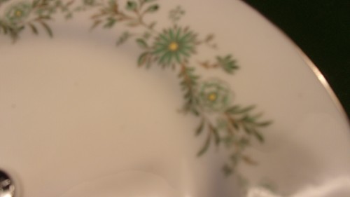 *AYNSLEY "EMERALD 1SLE" GREEN FLORAL 3 TIER CAKE STAND" - FREE UK POST - Picture 4 of 7