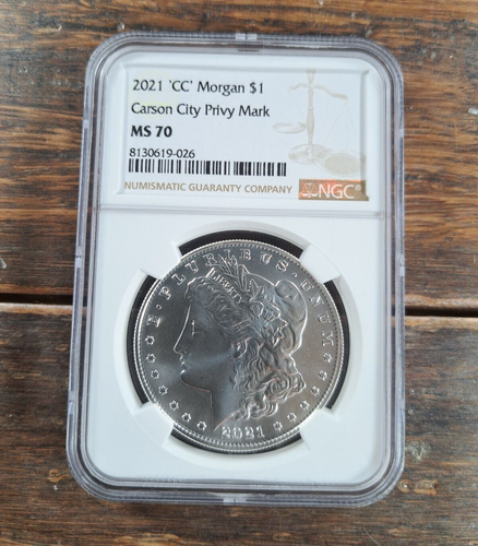 2021 CC Morgan Silver Dollar $1 NGC MS70 - Picture 1 of 2