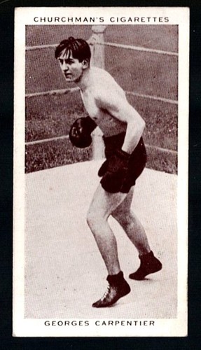 VG-VG/EX Lot-1938 Churchman 8 Georges Carpentier, 9 Dave Crowley, 10 Kunst DANAHAR - Bild 2 von 5