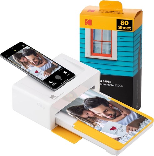 KODAK Dock Plus 4PASS Instant Photo Printer (4x6) + Initial 10 Sheets + 80 Sheet - Picture 9 of 15