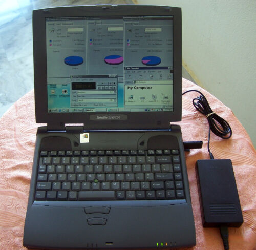 Win 98 Toshiba 2540CDS AMD 333MHz, 32 MB, 4GB Floppy DOS Serial Parallel–cdt ibm - Picture 15 of 19