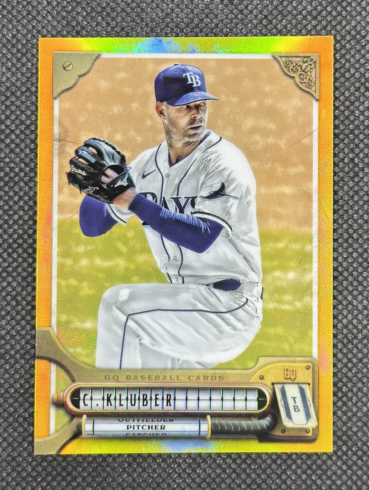 Corey Kluber 2022 Topps Gypsy Queen Gold Refractor /50 RAYS