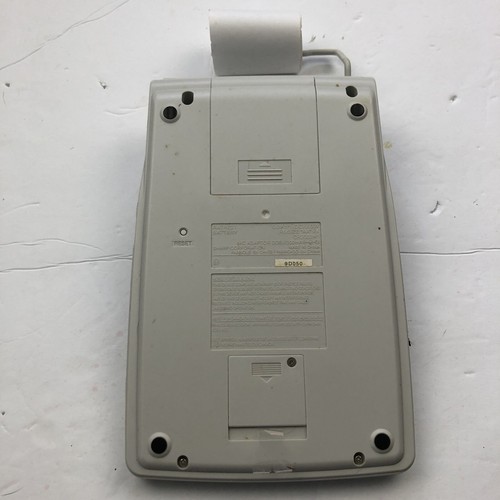 Sharp 12 Digit Printing Calculator 2 Color EL-1750V Tested No AC Adapter - Picture 8 of 13