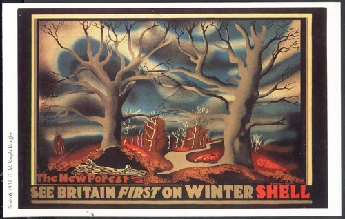 Modern Postcard: 1931 SHELL OIL & PETROL Advert: The New Forest, Hampshire - 第 1/1 張圖片
