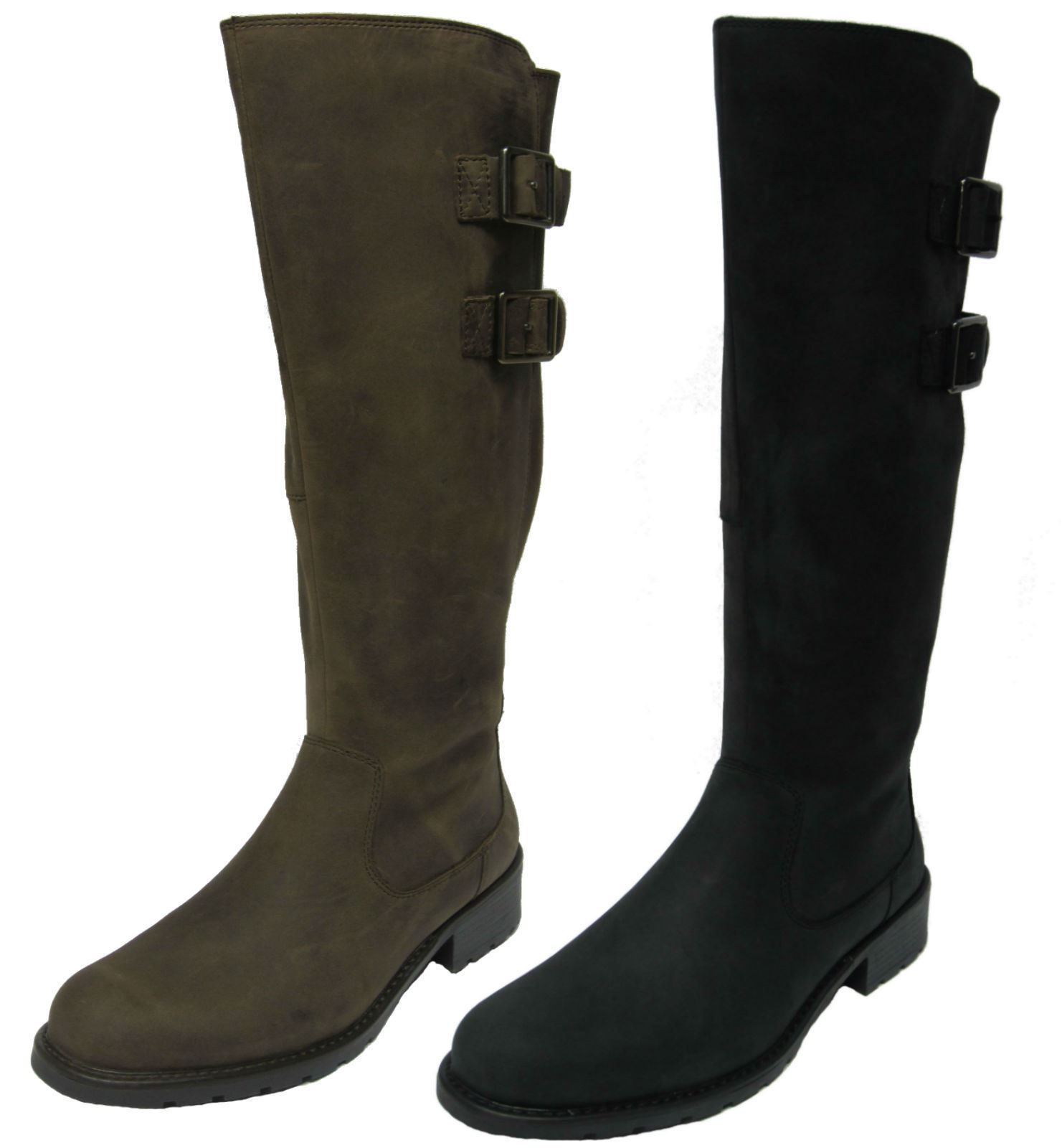 Mujer Clarks Orinoco Tango Cuero Casual Largo Tira y hebilla Botas Ancho D Mujer Clarks Orinoco Tango Tira Cuero Casual Largo Tira Tango y hebilla Botas Ancho D d1c1a0