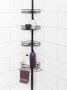 Corner Shower Caddy Bath Shelf Organizer Bathroom Toiletry Holder Image Is Loading Corner Shower Caddy Bath Shelf Organizer Bathroom Toiletry
