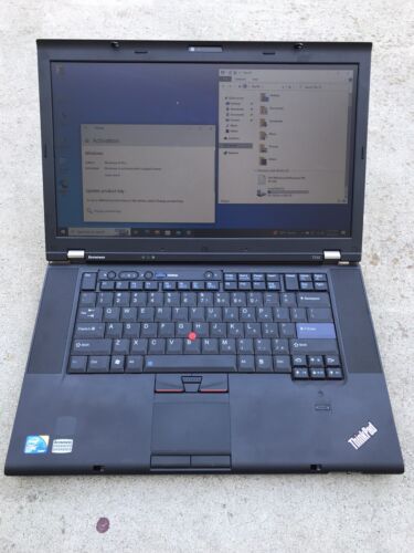 Lenovo ThinkPad T510 15.6", i5 M520 2.40GHZ 6GB 500GB HDD Windows 10 Enterprise - Picture 1 of 12