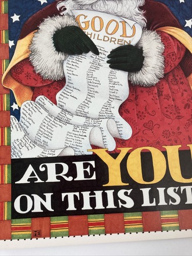 Vintage Mary Engelbreit Litho Print 8.5” x 11.5” Are You On This List? 1992 - Picture 3 of 7