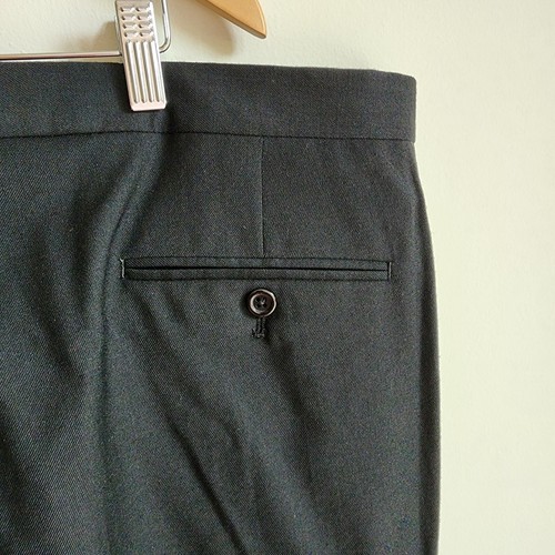 46x32 Tuxedo Pants Black Jos A Bank New Mens Wool Blend Sz Flat Front 3YLZ46201 - Picture 24 of 24
