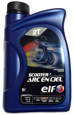 1 Liter Öl Mischung 2T Basis Armbanduhr Elf Arc En Ciel Total Erg
