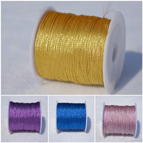 0.2-1mm Braided Beading Thread Cord Handmade Jewelry Making Bracelet String Line - Picture 1 of 26