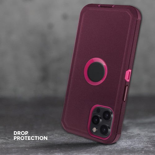 Custodia rigida antiurto telefono in gomma robusta per Apple iPhone 12/Pro/Pro Max - Foto 36 di 54