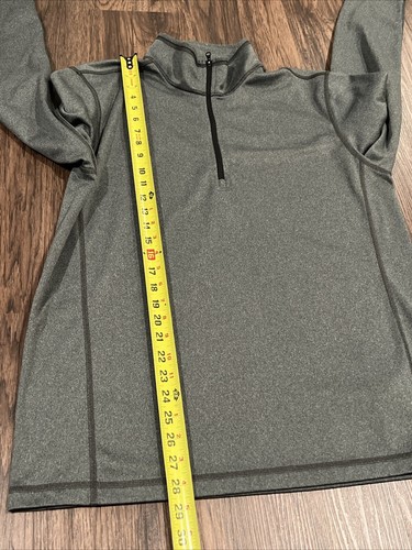 The North Face tech 1/4-zip (quarter zip) fleece Asphalt Grey Heather Men’s - Picture 9 of 10