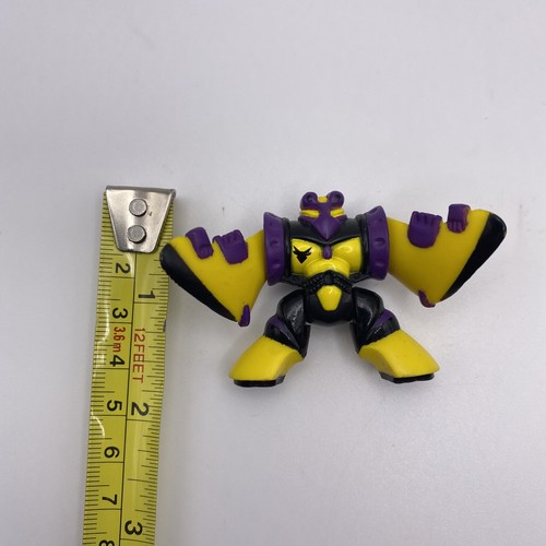 Mini Figura Vintage Galoob Micro Machines ZBot 1993✅ Hojas/Alas Púrpura Amarillo - Imagen 4 de 4