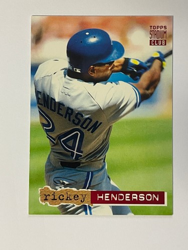RICKEY HENDERSON Baseball Cards ***You Pick*** HOF Revised 5/16 - Picture 126 of 185