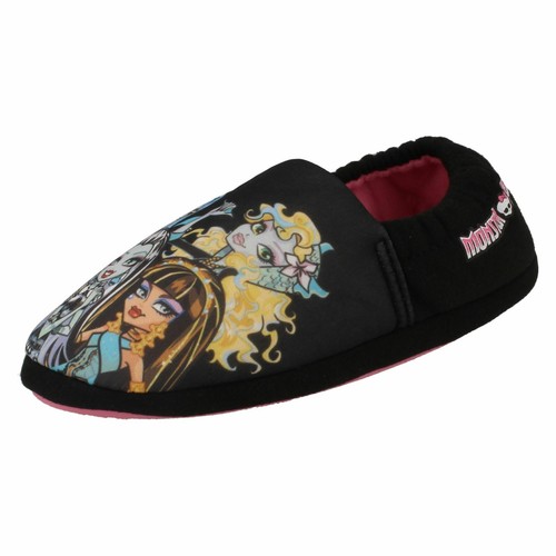 Girls Casual Slip On Slippers 'Monster High' - Picture 1 of 10