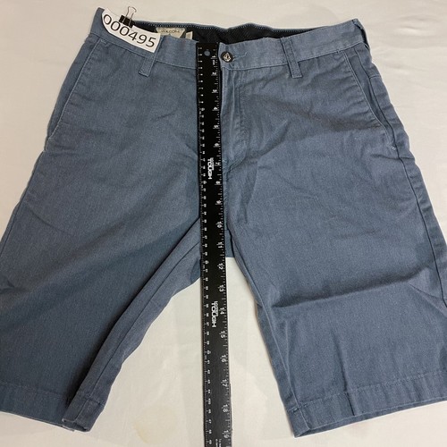 Volcom Shorts Men's 28 Blue Hiking Chino Casual American Preppy Outdoors Pants - Picture 16 of 19