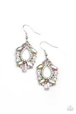 Paparazzi  New Age Noble Multi   Iridescent   Earrings    NEW RELEASE 2021  
