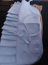 12 Daystar Kids ( XL ) white 2-pocket Kitchen/Classroom Aprons $35.00