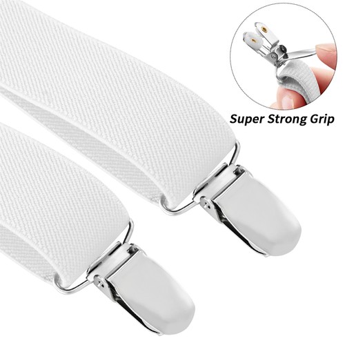 Buyless Fashion 2 Pack Adjustable Suspender Kids 26" Strap Leather Y Shape Back - Picture 9 of 91
