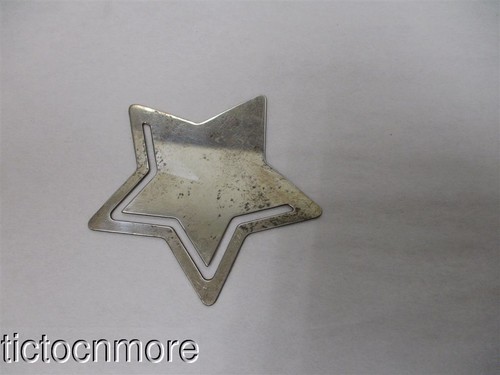 VINTAGE TIFFANY & Co STERLING SILVER STAR BOOKMARK ORIGINAL - Picture 3 of 6