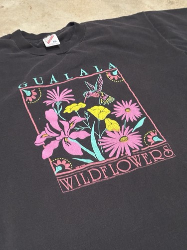 Vintage 90’s Gualala California Wildflower Art Short Sleeve - Bild 4 von 6