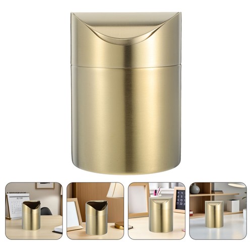  2 Stück kleiner Mülleimer Arbeitsplatteneimer Metallhalter Abfalleimer - Bild 8 von 17