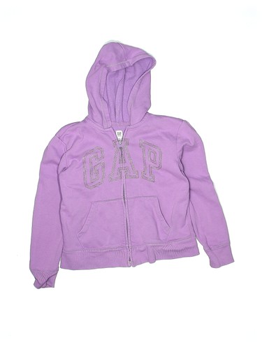 Gap Kids Girls Purple Zip Up Hoodie 14