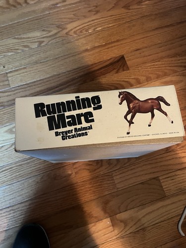 Vintage Breyer Running Mare Horse With Box NO 124 - Picture 6 of 8