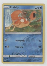 Krabby Reverse Foil Pokémon Sun & Moon Unbroken Bonds #46