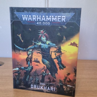 Warhammer 40k Drukhari Codex 9. Edition sehr guter Zustand WH 40000 Hardcover sehr guter Zustand