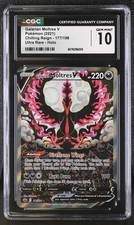 2021 Pokémon Chilling Reign 177/198 Galarian Moltres V Alt Art CGC 10 Gem Mint