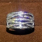 3 Ct Round Cut Real Moissanite Womens Wedding Band Ring 14K White Gold Plated