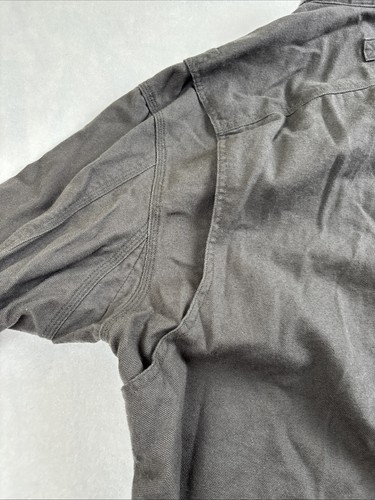 Duluth Trading Co Shacket Camicia Giacca Uomo 2XL Relaxed Fit Fire Hose Marrone - Foto 8 di 9