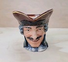 Royal Doulton Dick Turpin Toby Jug Mug Large 7" character vintage figural