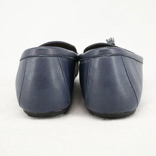 Aerosoles Shoes Womens Size 10.5 Navy Blue Loafers Flats Tassels Rubber Sole - Picture 6 of 13