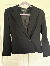 VINTAGE Ralph Lauren Blazer Women 6 Black