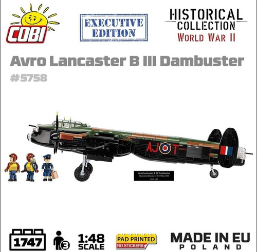 Avro Lancaster B III ''Dambusters'' model EX. ED. - COBI 5758- 1747 bricks - Picture 4 of 11