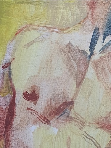 Set Of 3 Nude Male Torso Original Oil Paintings On Cardboard 21x15cm Unframed - Picture 13 of 23