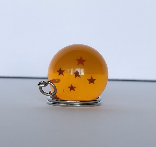 Portachiavi da 1 a 7 stelle Dragon ball Z ambra, set o portachiavi singolo dbz - Foto 15 di 18