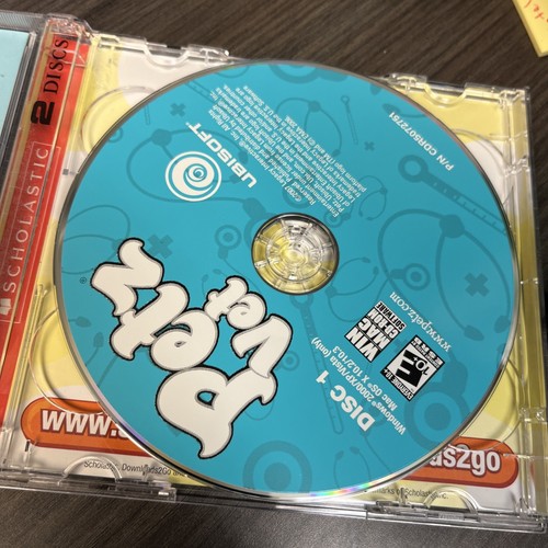 Petz Vet Ubisoft Scholastic CD-ROM Software 2007 Windows Mac 2 Discs CD (325) - Picture 3 of 6