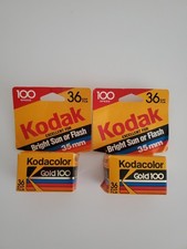 2 Kodak Gold 100 35mm 36 Exposures Expired 10/92