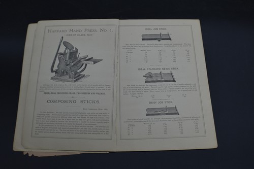 Ca 1890ish Presses & Printing Materials Catalog by Robson & Loughrey Boston Ma - Picture 4 of 13