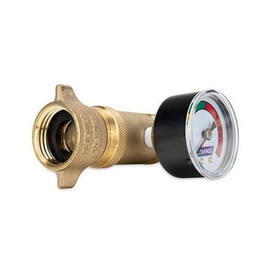 American Motorhome RV Water Pressure Regulator, 3/4" With Gauge 40064